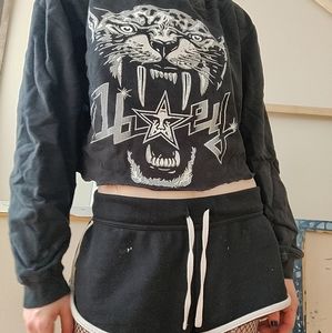 Obey leopard motif croptop *Limited Edition*